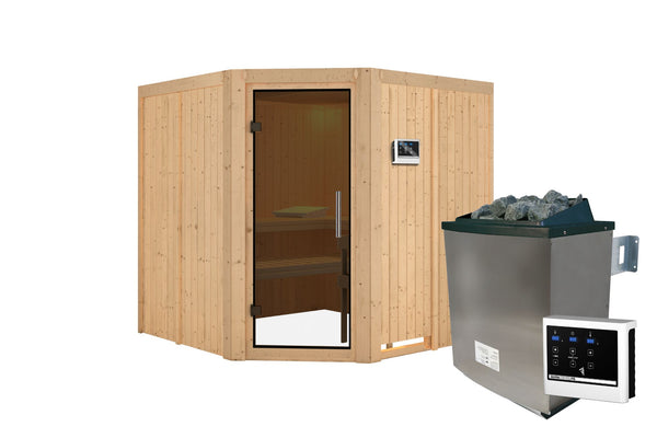 Sauna Jarin Systemsauna, Eckeinstieg