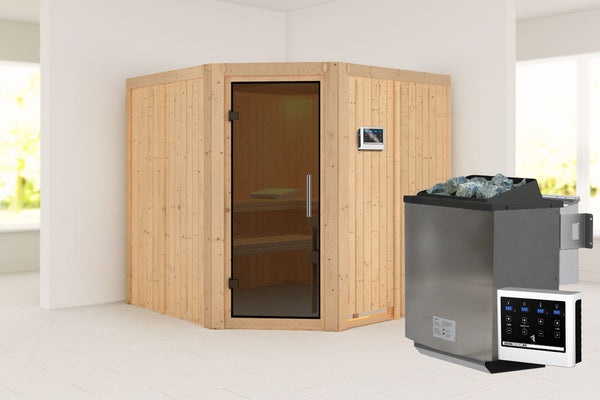 Sauna Jarin Systemsauna, Eckeinstieg