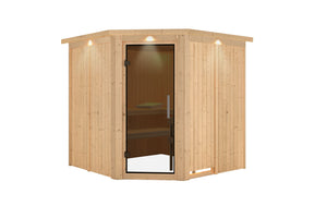 Sauna Jarin Systemsauna, Eckeinstieg