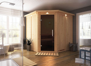 Sauna Jarin Systemsauna, Eckeinstieg