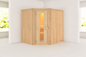 Sauna Siirin Systemsauna, Eckeinstieg