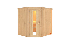 Sauna Siirin Systemsauna, Eckeinstieg
