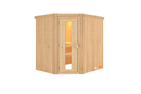 Sauna Siirin Systemsauna, Eckeinstieg