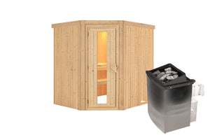 Sauna Siirin Systemsauna, Eckeinstieg