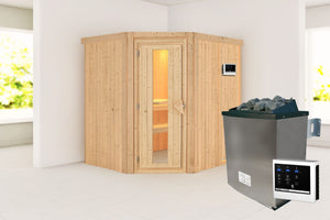 Sauna Siirin Systemsauna, Eckeinstieg