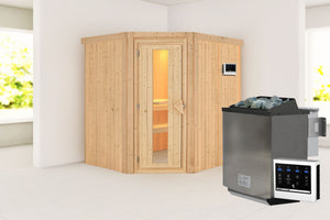 Sauna Siirin Systemsauna, Eckeinstieg