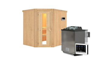 Sauna Siirin Systemsauna, Eckeinstieg