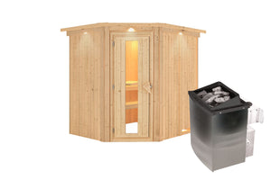 Sauna Siirin Systemsauna, Eckeinstieg