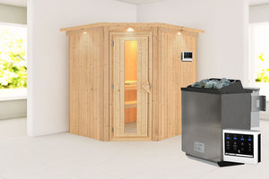 Sauna Siirin Systemsauna, Eckeinstieg