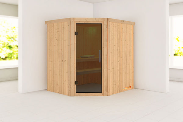 Sauna Siirin Systemsauna, Eckeinstieg