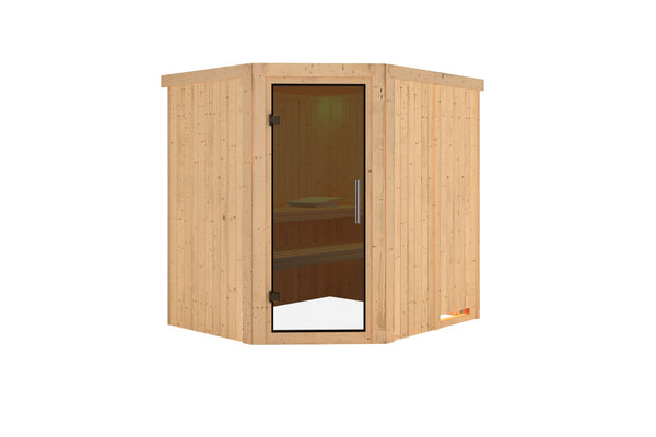 Sauna Siirin Systemsauna, Eckeinstieg