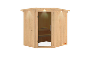 Sauna Siirin Systemsauna, Eckeinstieg