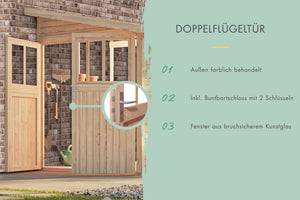 Zusatztür für Gartenhaus Wandlitz