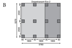 Doppelcarport Basic 2