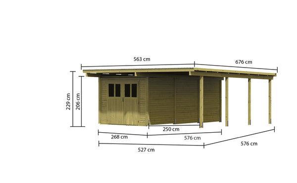 Doppelcarport Basic 2