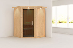 Sauna Larin Systemsauna, Eckeinstieg