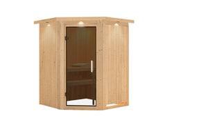 Sauna Larin Systemsauna, Eckeinstieg