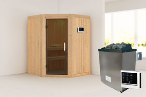 Sauna Larin Systemsauna, Eckeinstieg