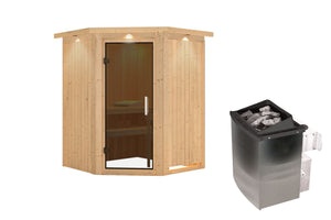 Sauna Larin Systemsauna, Eckeinstieg
