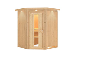 Sauna Larin Systemsauna, Eckeinstieg