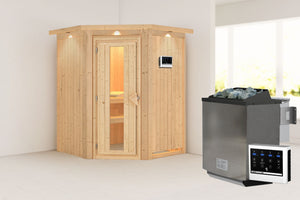 Sauna Larin Systemsauna, Eckeinstieg