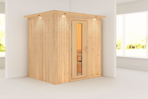 Sauna Bodin Systemsauna, Fronteinstieg