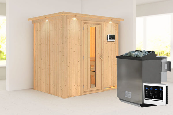 Sauna Bodin Systemsauna, Fronteinstieg