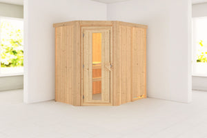 Sauna Carin Systemsauna, Eckeinstieg