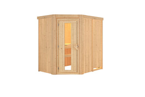 Sauna Carin Systemsauna, Eckeinstieg