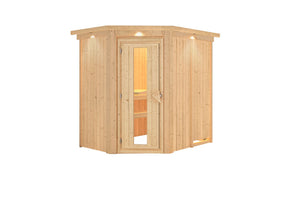 Sauna Carin Systemsauna, Eckeinstieg