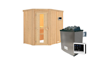 Sauna Carin Systemsauna, Eckeinstieg