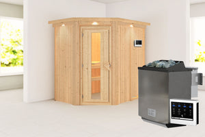 Sauna Carin Systemsauna, Eckeinstieg