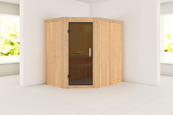 Sauna Carin Systemsauna, Eckeinstieg