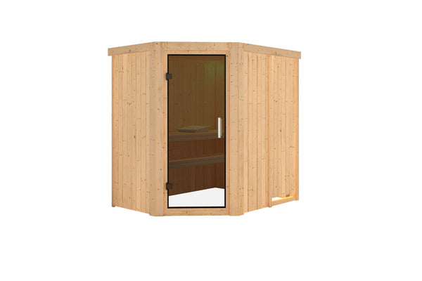 Sauna Carin Systemsauna, Eckeinstieg