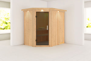 Sauna Carin Systemsauna, Eckeinstieg