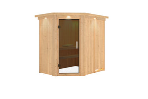Sauna Carin Systemsauna, Eckeinstieg