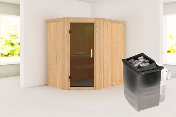 Sauna Carin Systemsauna, Eckeinstieg