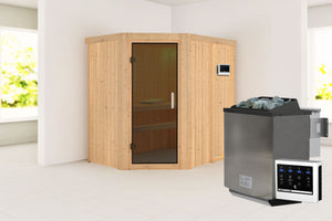 Sauna Carin Systemsauna, Eckeinstieg