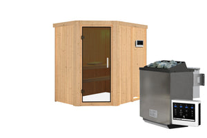 Sauna Carin Systemsauna, Eckeinstieg