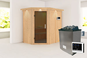 Sauna Carin Systemsauna, Eckeinstieg