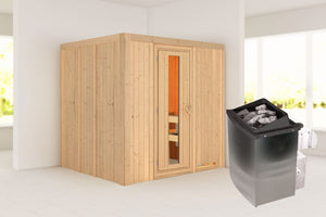 Sauna Sodin Systemsauna, Fronteinstieg