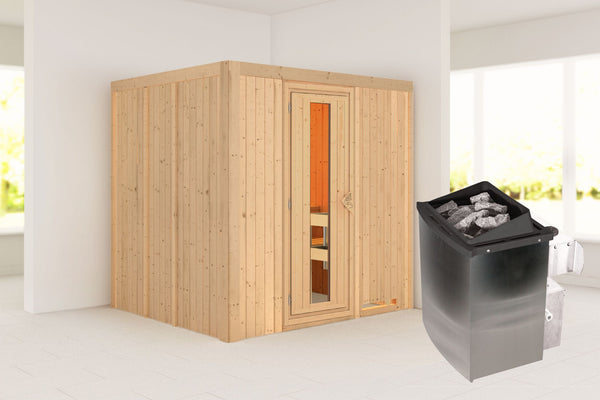 Sauna Sodin Systemsauna, Fronteinstieg