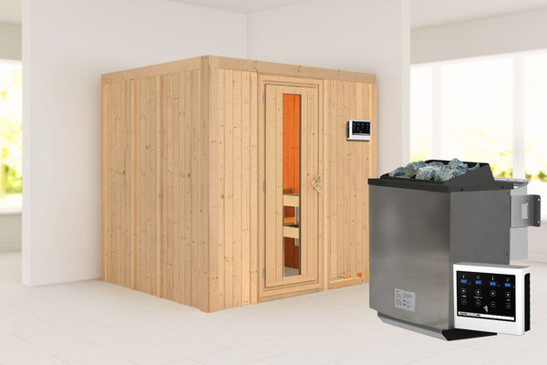Sauna Sodin Systemsauna, Fronteinstieg