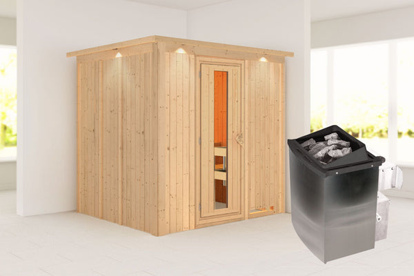 Sauna Sodin Systemsauna, Fronteinstieg