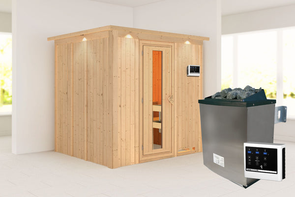 Sauna Sodin Systemsauna, Fronteinstieg