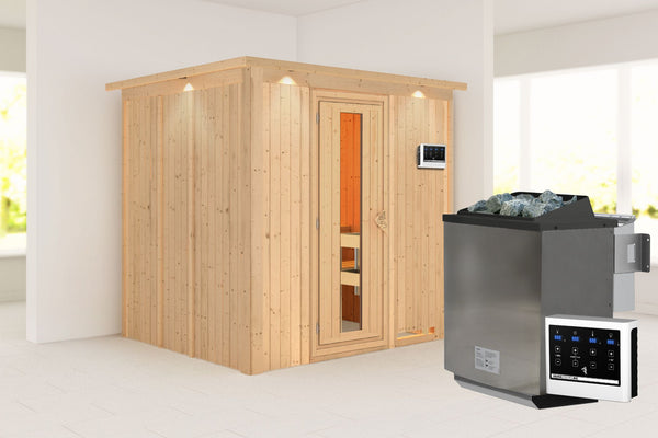 Sauna Sodin Systemsauna, Fronteinstieg