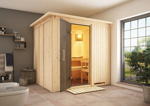 Sauna Sodin Systemsauna, Fronteinstieg