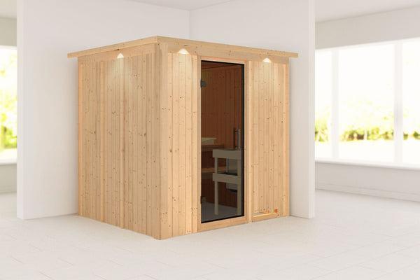Sauna Sodin Systemsauna, Fronteinstieg