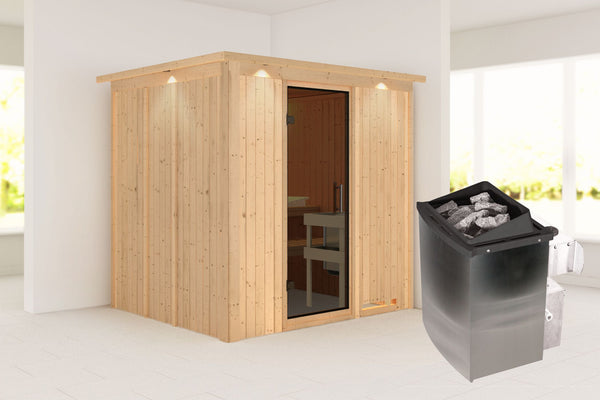 Sauna Sodin Systemsauna, Fronteinstieg