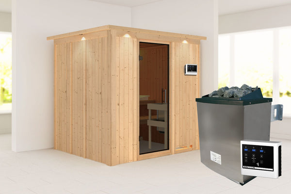 Sauna Sodin Systemsauna, Fronteinstieg